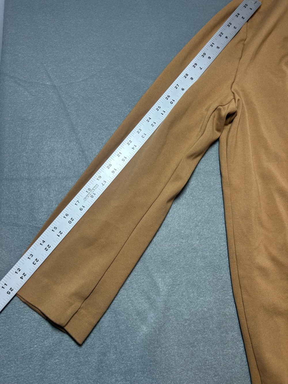 Worthington Tan Double-Breasted Trench Coat - Picture 12 of 14